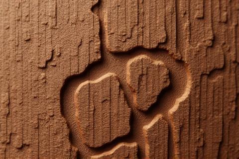 Venature dettagliate di legno pregiato